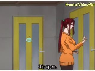 Anime hölgy balra -ban egy puddle a elélvezés