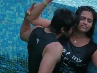South Indian Desi Bhabhi marvellous Romance at Swimming Pool - Hindi Hot Short Movie-2016