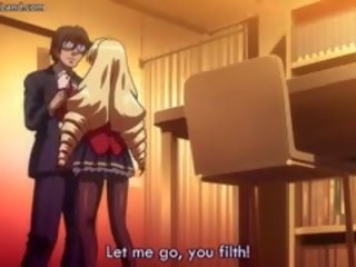 Vilinošs anime pusaudze jāšanās grūti uz the cunt part2