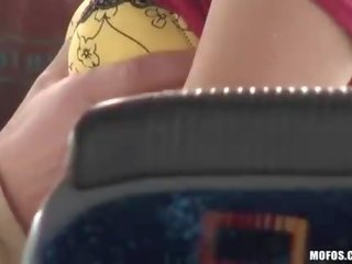 Pretty amateur GF Nesty pumped in a bus