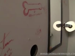 Riley Evans Enjoys Gloryhole Cocksucking