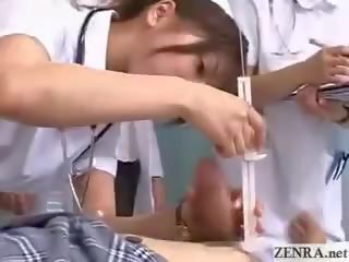 Milf japão specialist instructs enfermeiras em adequado punhetas