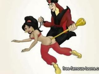 Aladdin and Jasmine dirty film parody