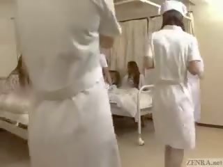 หยุด the เวลา ไปยัง fondle ญี่ปุ่น พยาบาล!