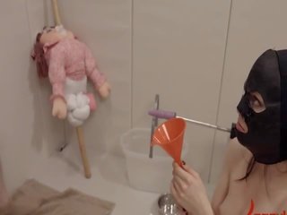 Keterlaluan dildo/ alat mainan seks dubur kotor video dengan tali bdsm guru