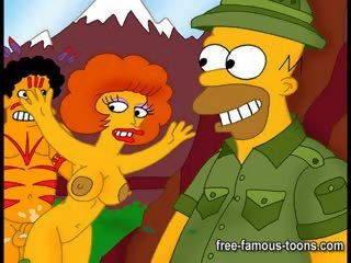 Simpsons dirty film Parody