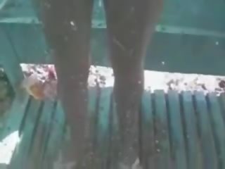 Super ass chick taking a shower on hidden cam