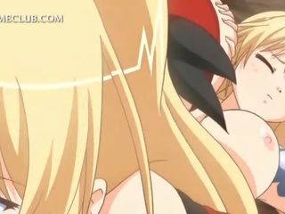 3d anime sixtynine with blonde fabulous lesbian teens