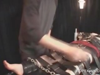 BDSM adult clip Slave Gagged And Bonded Gets Cunt Tortured