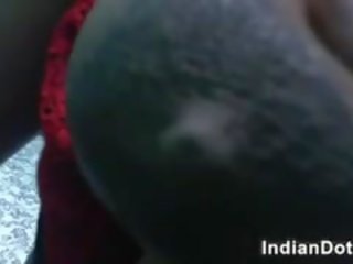 Bello indiano pollastrella latti suo seni