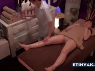 Two exceptional Asian Girls At Massage Studio