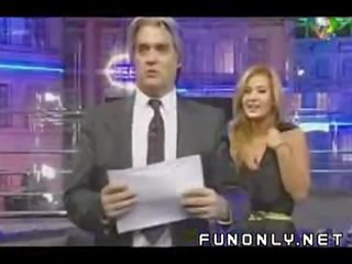 Boob slip på argentinsk tv