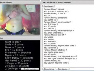 Lustful Swiss sweetheart Chatroulette Game