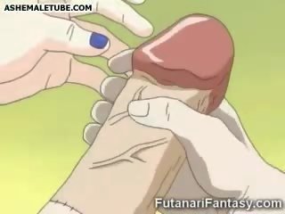 Hentai futanari 2. láb manhood