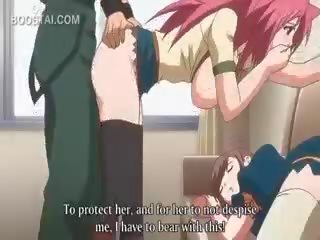 Pink haired anime diva künti fucked against the wall