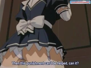 Maids doing adult film training for the new staff hentai