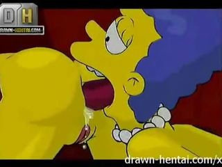 Simpsons seks wideo film - trójkąt
