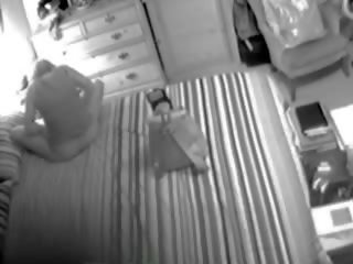 Babe mom caught masturbating on hidden spy cam clip