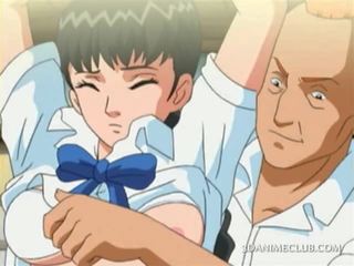 Tied up anime sex clip mov slave gets boobs and