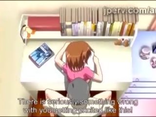 Smulkutė anime sweetheart gauna sumušė iki middle-aged didelis varpa