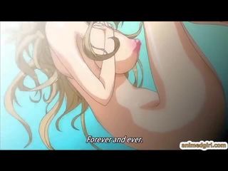 Busty japanese anime great anal sex clip