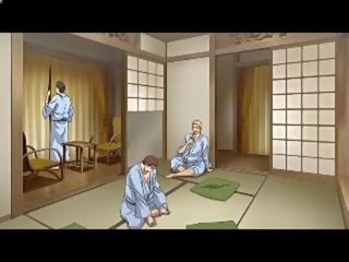 Ganbang w łazienka z jap pani (hentai)-- brudne wideo kamery 