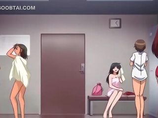 Big titted anime adult clip bomb jumps peter on the floor