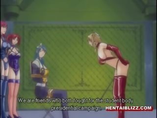 Bondage Hentai cock gorgeous Poking Busty Anime Coed