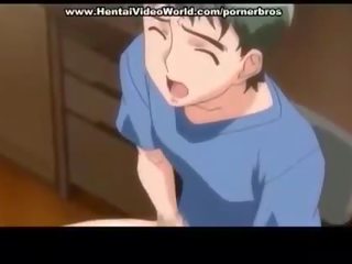 Anime tiener lieveling gaat ahead plezier neuken in bed