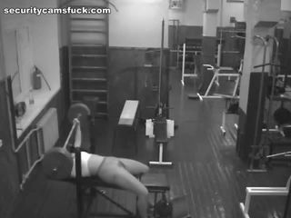 Veiligheid webcam in de weight kamer tapes de astounding deity