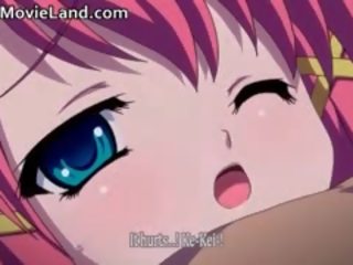 Perky rödhårig animen enchantress blir krossas part3