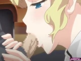 Blonde Hentai Maid Sucks And Gets Fucked From Behind