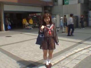 Mikan Astonishing Asian mistress Enjoys Public Flashing