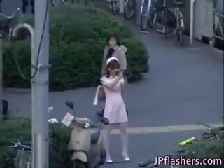 Naughty Asian Ms Is Pissing In Public Part4