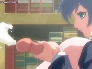 Anime sikli aýal gets gotak rubbed
