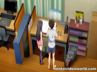 Hentai donker haired in mees baan hentai x nominale film