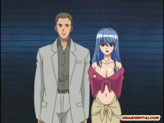 Captive anime with bigtits asslicked and fucked