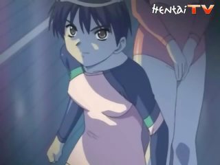 Oversexed animen kön klämma nymphs