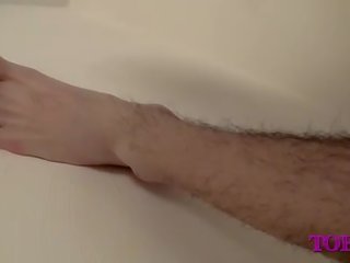 Elegante pé fetiche homossexual sexo