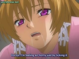 Anime sairaanhoitaja nauttii shemale putz