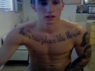 Adorable Tattooed Hunk- Part2 on GayBoysCam.com