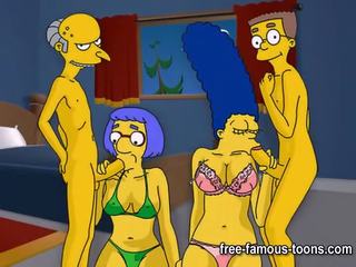 Simpsons hentaï dur orgie