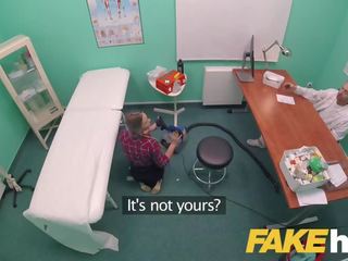 Fake Hospital charming pigtailed cleaner sucks and fucks doctors big peter