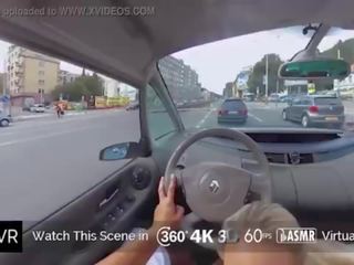 [holivr] 汽车 脏 视频 adventure 100％ driving 他妈的 360 vr x 额定 电影