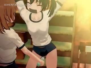 Tied Up Anime Anime babe Gets Pussy Vibed Hard