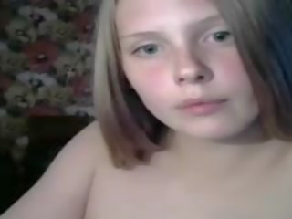 Delightful rusiškas paauglys trans ponia kimberly camshow