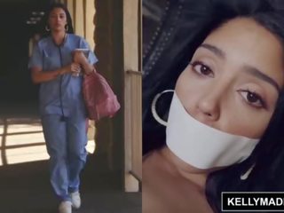 Kelly madison - hebat jururawat vanessa langit ditumbuk dalam yang pantat/ punggung