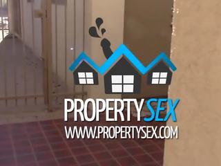 Propertysex delightful realtor blackmailed en adulto película renting oficina espacio